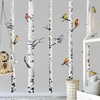Supzone Large Birch Tree Wall Decals 5 White Tree Forest
