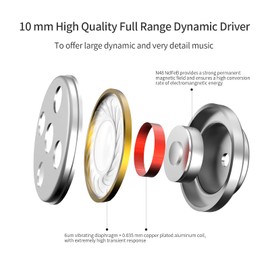 SoundMAGIC E50 Auriculares Profesionales con Aislamiento de Sonido, monitores en el oído, Auriculares con Cable, HiFi Stereo, Conector de 3,5 mm, sin micrófono, Dorado