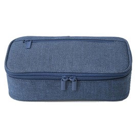 XUANXIE Pencil Case Pencil Case Large Capacity Pencil Case Large Men's Pouch Bag for Women Zip Smoothy Pen Case Pen Holder for School & Office, blue, Klein