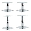 YEUQWJ 4 Pack Adjustable Support Jack for The Floor,Deck Foundation,Post