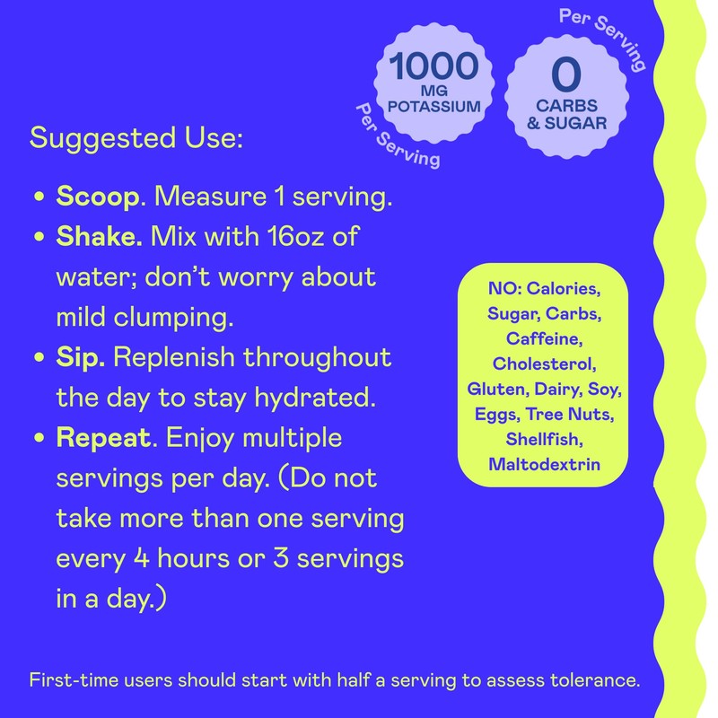Hi-Lyte K1000 Electrolytes Powder Mix Unflavored Keto & Performance, 50