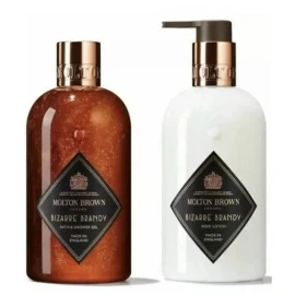 Molton Brown Bizarre Brandy Shower Gel & Body Lotion Gift Set - New Sealed