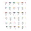 Ehime Shiko NE-100C-500 Origami 100 Colors, 5.9 inches (15 cm),