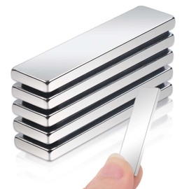 Magnets for Crafts, 40x10x3mm Strong Fridge Magnets Heavy Duty, Small Rare Earth Magnet Rectangle Neodymium, Muti-Use Tiny Magnet for Whiteboard, DIY, Notice Board