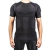 DGYAO Padded Comprssion T Shirt, Mens Rugby Safe Guard Top