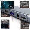CSL - USB C HUB, Docking Station, 5-in-1 USB C