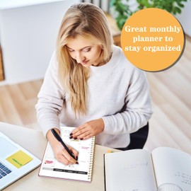 Monthly Planner 2026-2027, 2026 Calendar 24 Months Planner, 7.4"x9.4", JAN 2026 - DEC 2027, Personal Organizer with Monthly Goals, To-Do List, Habit Tracker, 24 Monthes for School Office Home Planning