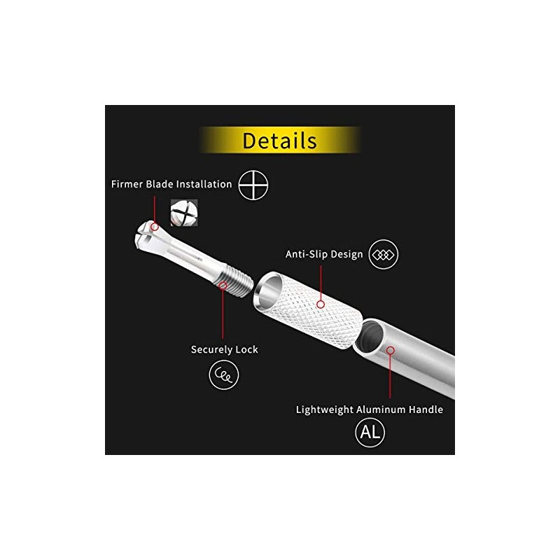 1 Pcs Craft Knife Hobby Knife with 11 Pcs Stainless