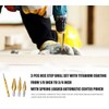 Step Drill Bits Set Titanium Coated 3 PCS HSS 28