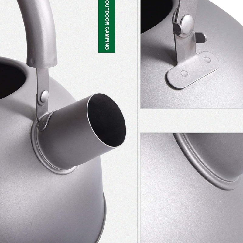 Boundless Voyage Titanium Kettle, Whistling Type, 0.6 gal (2.0 L),