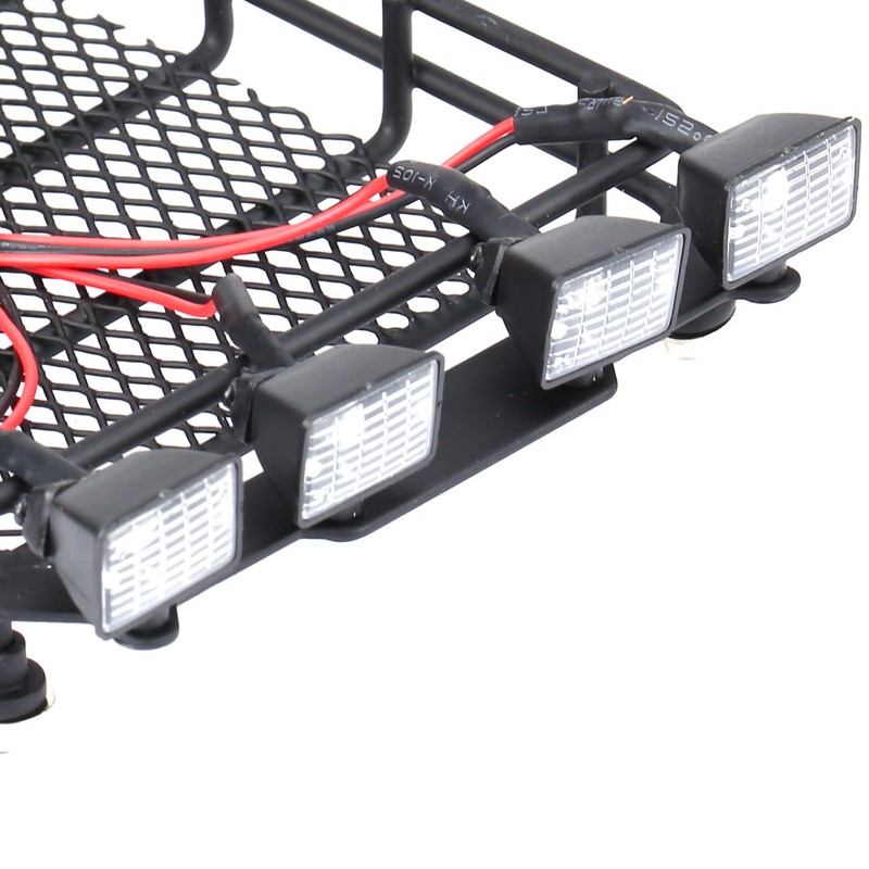 Middle Size Roof Rack Luggage With LED Lights Quadrate for