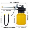 Junchi Hand Pump Oiler Can Professional Level 8 oz. Capacity