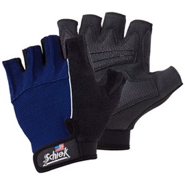 Schiek Sports Model 510 Cross Training Fitness Gloves - XS - Black/Blue
