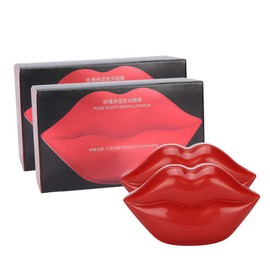 2 cajas de mascarillas labiales de cristal de colágeno, extracto hidratante mascarilla labial reparadora mascarilla labial antiarrugas nutritiva suave mascarillas para la boca y los labios antienvejec