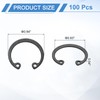 sourcing map 100Pcs 55/64" (22mm) Internal Retaining Ring Circlip, 65