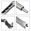 uxcell Square Hole Drill Bits for Wood 5/8" x 213mm