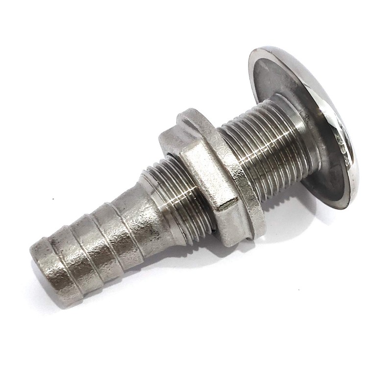 316 Stainless Steel Combo Stainless Steel 3/8 I.D Hose Thru-Hull