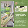 KiiBOOM X Cosydiaries Rainy Froggy Day Desk Mat, Non-Slip, 35.4’’