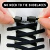 Asheyya 4 Pcs Shoe Laces Elastic no Tie for Trainers,