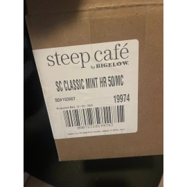Steep Cafe By BIGELOW classic Mint Herb 50 Pack In Each Box