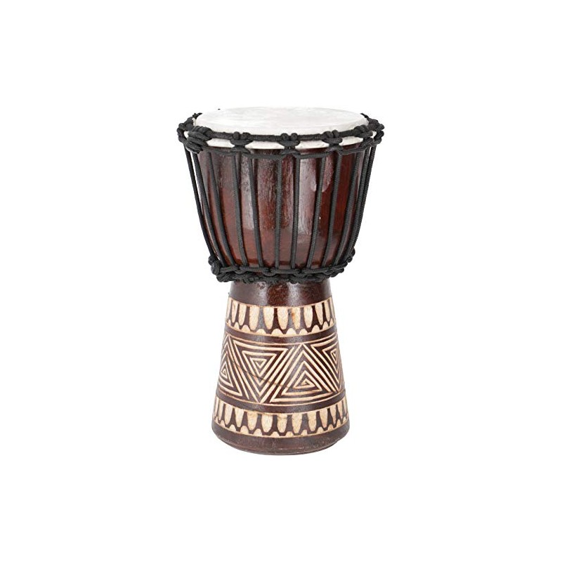GURU SHOP Wooden Drum Percussion Rhythm Sound Instrument (Djembe) with