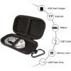 HOOTEK Durable MP3 Player Case, USB Flash Drive Case Bag