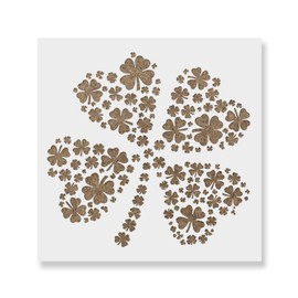 Shamrocks Shamrock Stencil - Reusable Stencils for Painting - Create DIY Shamrocks Shamrock Home Decor