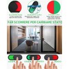 LEEQBCR 2 Pezzi Cartello Privacy, Indicatore per Porta Scorrevole per