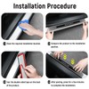 Bercicci 4PCS Door Sill Protector for Honda Pilot 2003-2025 Accessories
