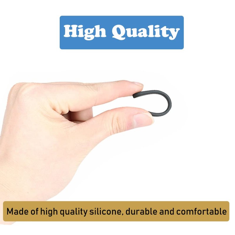 OPUGIT OPUGIT 8 Pairs Eyeglass Replacement Temples, Silicone Glasses End