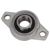 CNBTR 20mm Inner Dia Sliver Zinc Alloy Miniature Flange Block