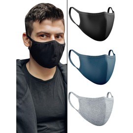 Love My Fashions® 5 PCS 2Ply Reusable Cotton Fashion Face Mask Washable Protective Cover Anti-Dust Womens Mens Soft Lightweight Elastic Ear Loop Outdoor Activities