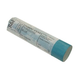 R&F Handmade Paints - Professional Oil Pigment Stick, Turquoise Blue, 100 ml