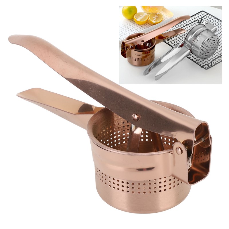 Lemon Squeezer Stainless Steel Long Handle Hand Held Juice Press