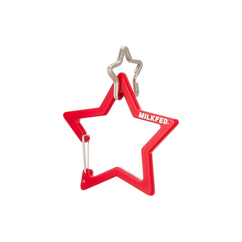 Milkfed 103211054028 Keychain Neo Star Carabiner, red