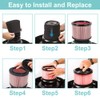 2 Pack Vacuum Filter Replacement Compatible with Vacmaster VF408, VF410P,