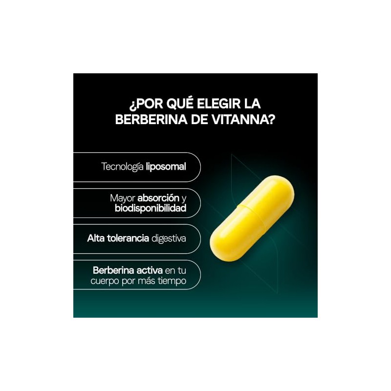VITANNA® Berberina Liposomal 500 mg | 2 meses