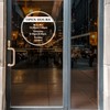Business Hours Sign for Window Decal - Free Squeegee -