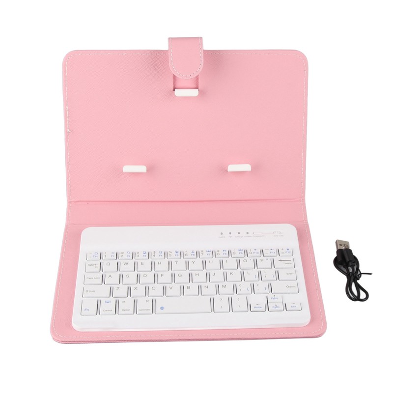 Universal Wireless Bluetooth Keyboard Flip Case Cover with Stand for