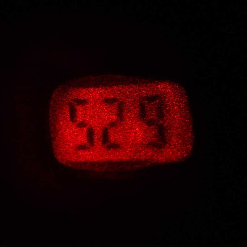 Fdit Portable Mini Projection Clock, Mini Key Pendant, Digital Projection