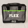 FLEX 24V Brushless Drill/Driver Tool Bag Approximately 12”x 9”x 9”
