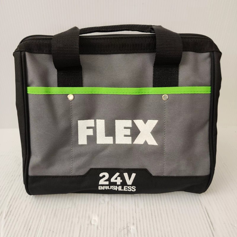 FLEX 24V Brushless Drill/Driver Tool Bag Approximately 12”x 9”x 9”