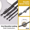 Prosteel Curb Chain Necklace Men's Classic 3/6/9/12 mm Wide Cuban