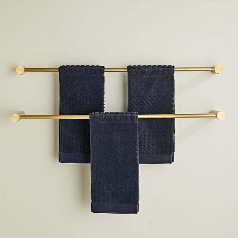 Towel Racks for Bathroom, NEWRAIN 30 inch Double Bath Towel
