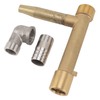 Quick Coupling Valve Key Professional Efficient G1 Male Thread Brass