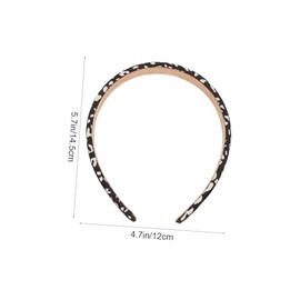 Beaupretty 3 piezas Diademas Estampado Animal Mujer Elegantes Cinta Para Pelo Retro Leopardo Y Cebra Accesorios Decorativos Comodas Versátiles Para Uso Diario