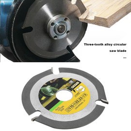 ECSiNG 2PCS TCT Circular Wood Saw Blade Disc 115mm 22.23mm Bore Arbor 3T Saw Blade for Angle Grinder Woodcarving Sculpting Shaping Grooving and Cutting