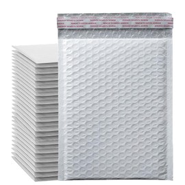 30pcs White Padded Bubble Envelopes Mailers, Small Padded Envelopes A6, Bubble Envelopes, Pearl Film Bubble Bag Sealed Bubble Mail Bag Package Envelope Cushioning Protection Packaging（110X150mm）