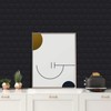 WalDecoo Matte Black Hexagon Peel and Stick Wall Tiles for