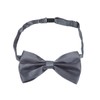 Kids Small Solid Color Adjustable Tuxedo Neck Bowtie Bow Tie,